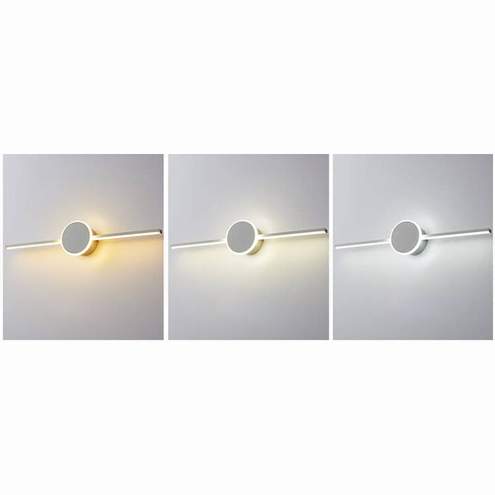 Nordic Minimalist Long Disc LED Vanity Light Wall Sconce Lamp