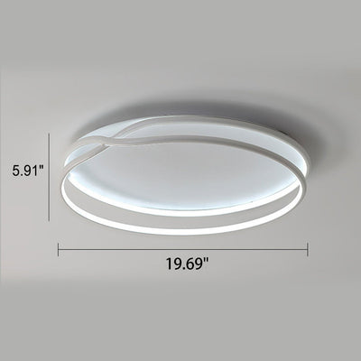 Nordic Minimalist Circle Advanced LED Deckeneinbauleuchte