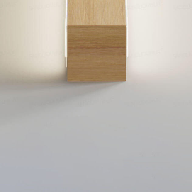 Japanese Simple Solid Wood Strip LED Wall Sconce Lamp