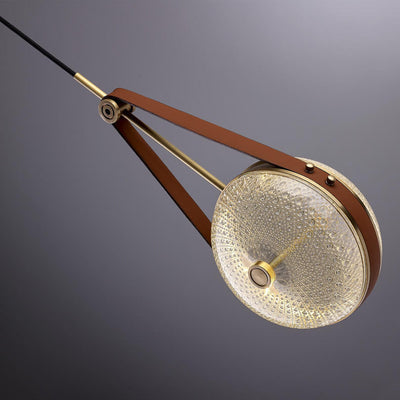 Leichte Luxus-Vintage-Gürtel-kreatives Design LED-Pendelleuchte 