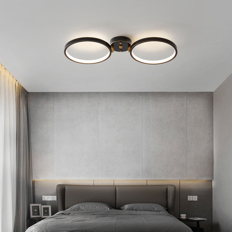 Moderne, minimalistische LED-Deckenleuchte aus Vollkupfer-Acryl
