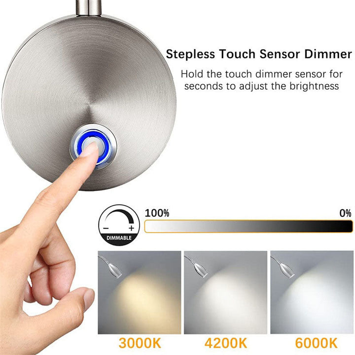 Modern Tube USB LED Spotlight Wall Sconce Lamp