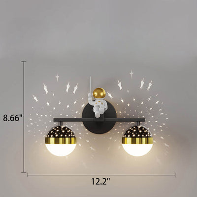 Nordic Creative Astronaut Planet Spotlight LED Wall Sconce Lamp