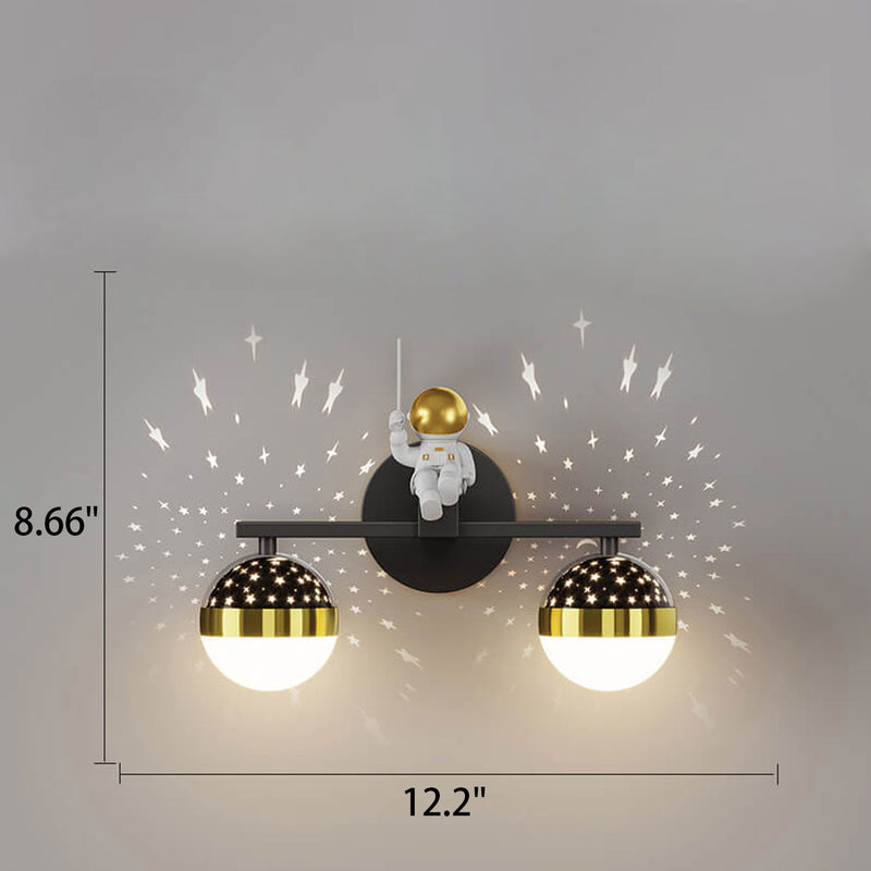 Nordic Creative Astronaut Planet Spotlight LED Wall Sconce Lamp