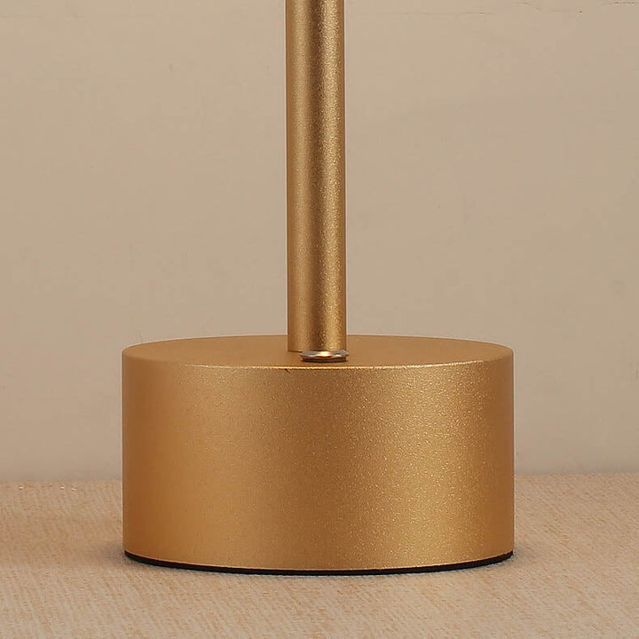 Modern Minimalist Cylindrical Metal Acrylic USB LED Table Lamp