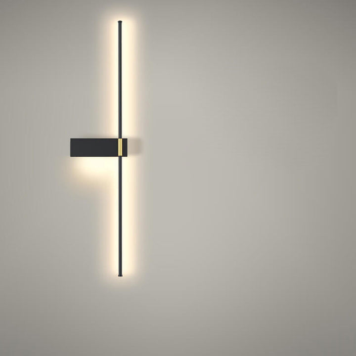 Lámpara de Aplique de Pared LED de Línea Larga de Hierro y Acrílico Minimalista Moderna 
