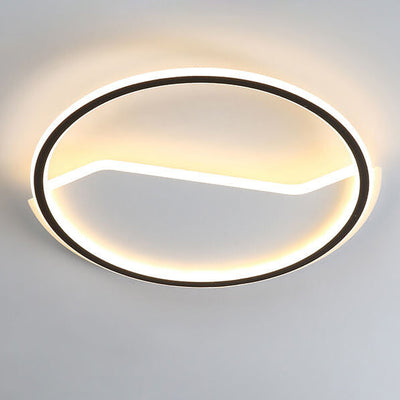 Nordic Modern Simple Round Creative LED Flush Mount Light