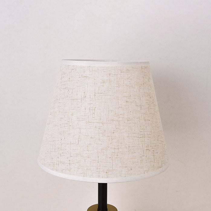 Lampe de table 1 lumière en tissu de fer minimaliste nordique 