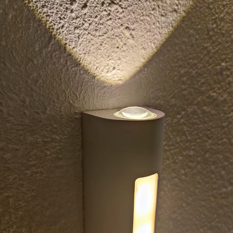 Modernes minimalistisches zylindrisches Design LED dekorative Wandleuchte für den Außenbereich 