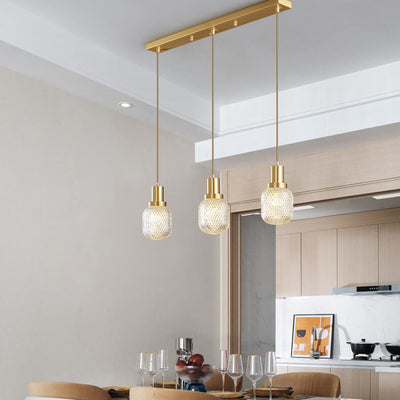 Modern Minimalist Creative All-copper 1-Light Pendant Light