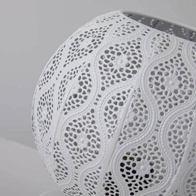 Lampe de table décorative à projection métallique sphérique créative 1 lumière 