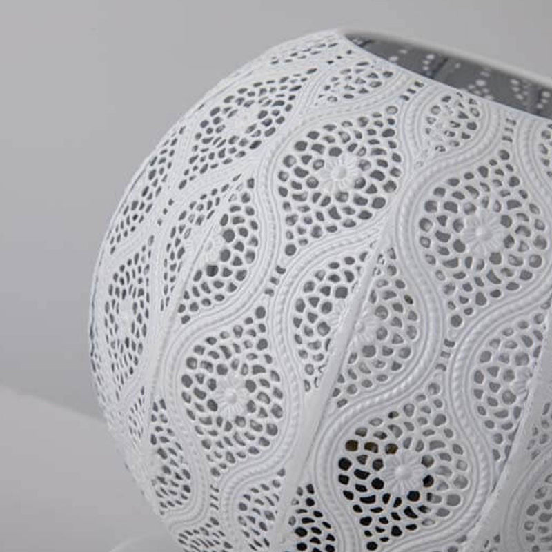 Lampe de table décorative à projection métallique sphérique créative 1 lumière 