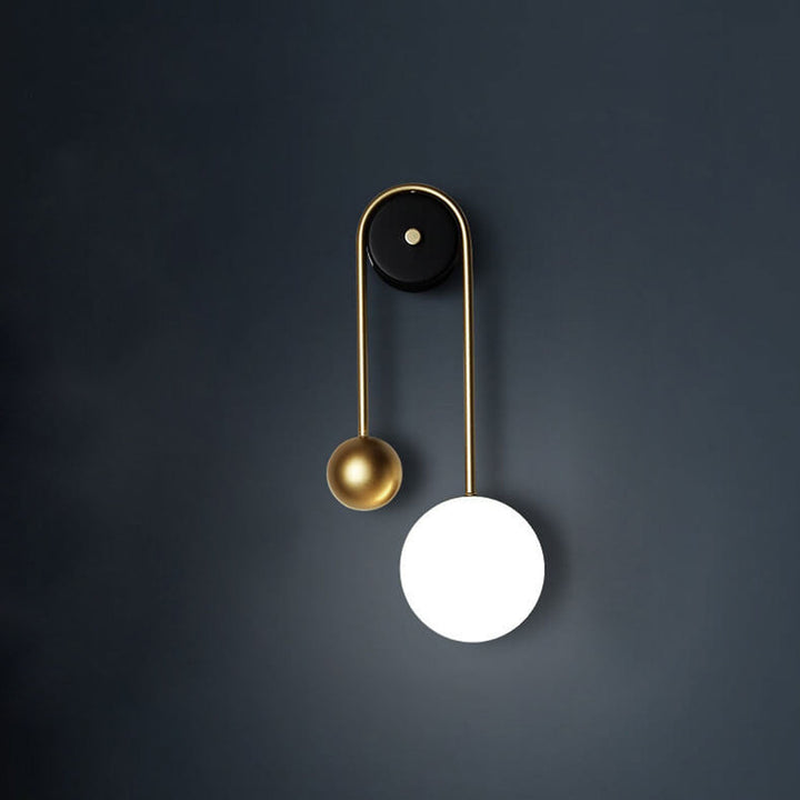 Nordic Luxury Gold U-förmige Eisen Acryl LED Wandleuchte 