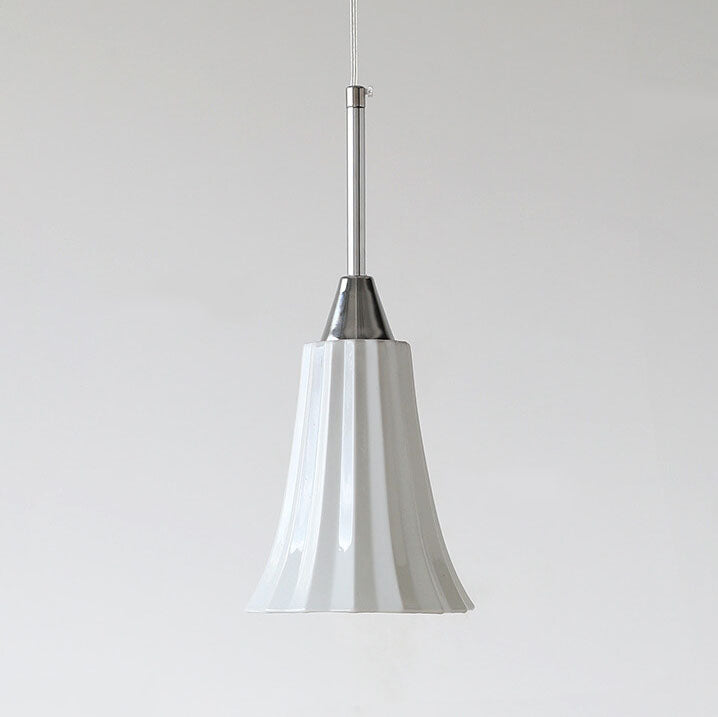 Lámpara colgante de 1 luz con textura cerámica minimalista moderna 