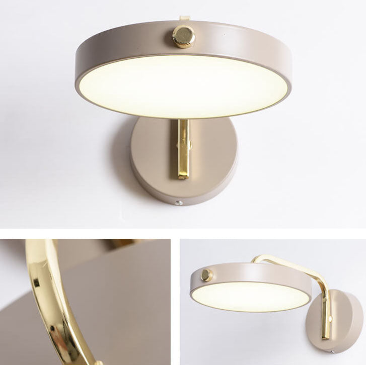 Modern Light Luxury Nordic Pie-shaped LED Wall Sconce Lamp