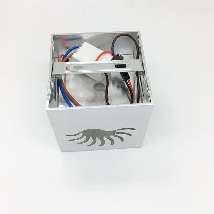 Kreative quadratische Aluminium-Phönixschwanz-LED-Dekorative Wandleuchte 