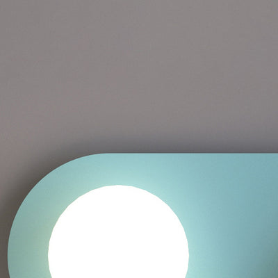 Minimalistische ovale flache drehbare Spot-LED-Wandleuchte 