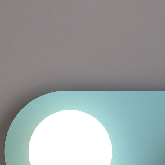Minimalistische ovale flache drehbare Spot-LED-Wandleuchte 