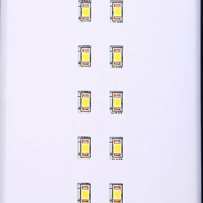 Lámpara de Aplique de Pared LED de Control Remoto Solar de Vidrio de Aleación de Aluminio para Exteriores 