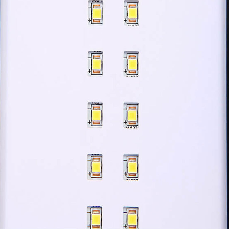 Lámpara de Aplique de Pared LED de Control Remoto Solar de Vidrio de Aleación de Aluminio para Exteriores 