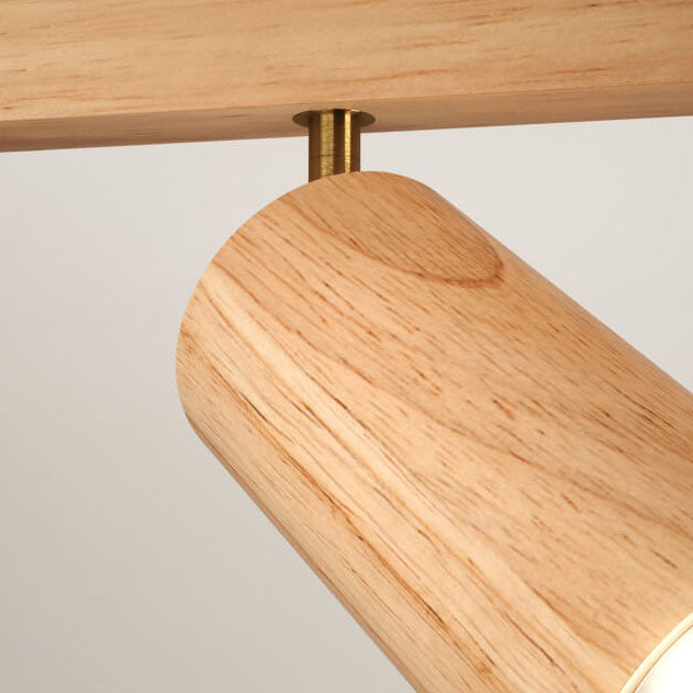 Simple Log Spotlight Track LED Semi-Flush Mount Ceiling Light – BulbSquare