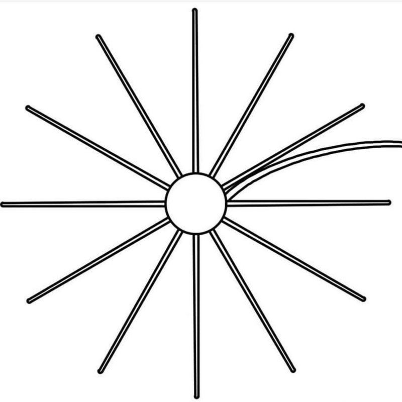 Kreative RGB-Illusions-Windmühlen-Feuerwerks-LED-Lichterketten 