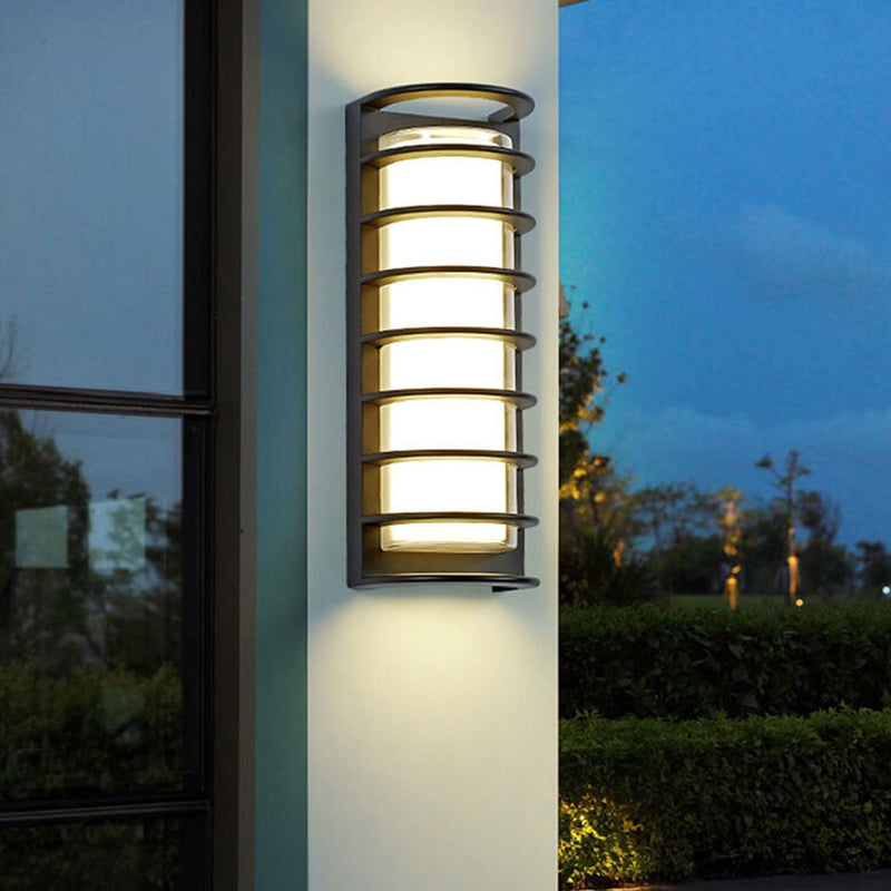 Modern Outdoor Column Waterproof LED Garden Wall Sconce Lamp