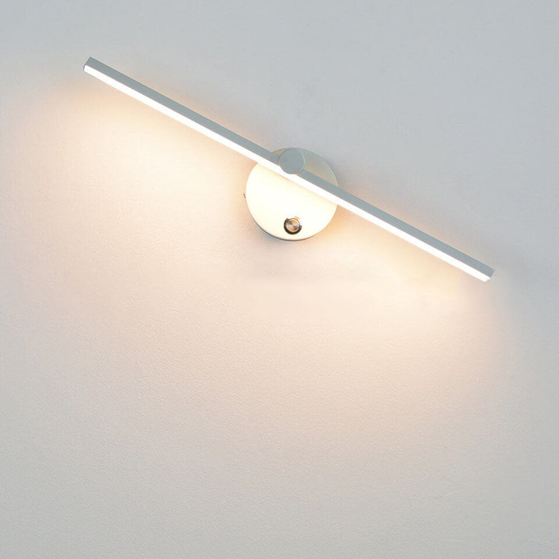 مصباح حائط LED بمفتاح شريط طويل من الألومنيوم بأسلوب الشمال البسيط 