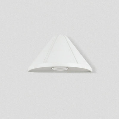 Modern Minimalist Triangle Cone Waterproof Aluminum Lens Frosted LED Outdoor Wall Sconce Lamp