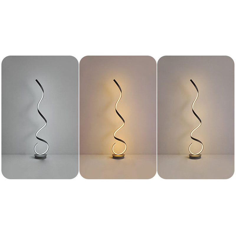 Moderne kreative Twisted Line LED-Stehlampe 