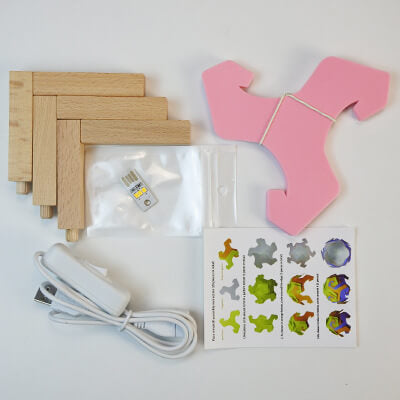 Lampe de table décorative USB LED DIY Moon Lamp 