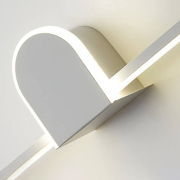 Moderne minimalistische lange geometrische Vanity Light LED-Wandleuchte 