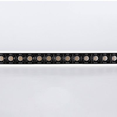 Modern Minimalist Aluminum LED Line Spotlight Flush Mount Ceiling Light