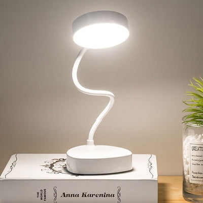 Lampe de table LED pliable à 1 lumière avec chargement USB créatif 