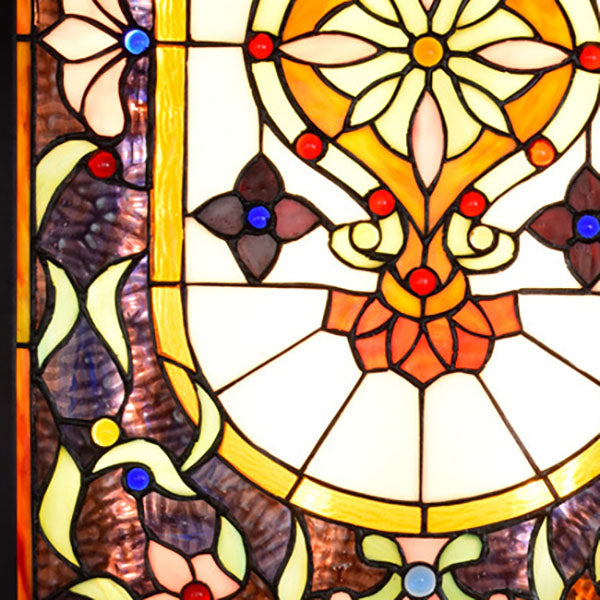 European Tiffany Stained Glass LED Mural Wall Sconce Lamp