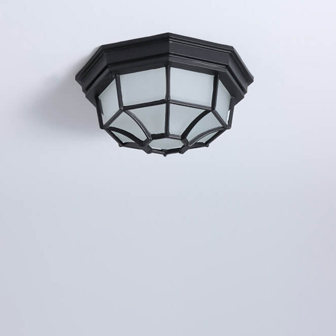 Vintage Industrielle Aluminium Symmetrisches Design 1-Licht Deckenleuchte 