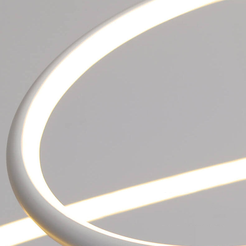 Modern Minimalist Round Iron LED Chandelier