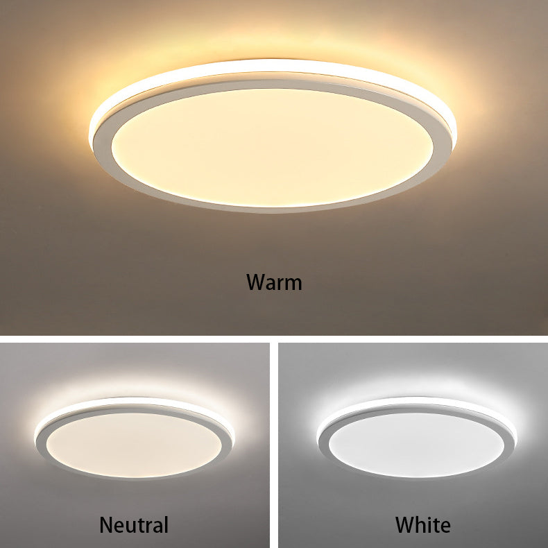 Moderne Kreativkreis Eisen LED Deckenleuchte 