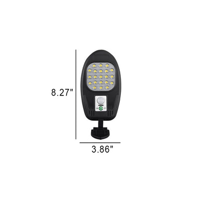 مصباح شمسي خارجي بجسم حساس مقاوم للماء LED COB لإضاءة المنطقة والجدار 