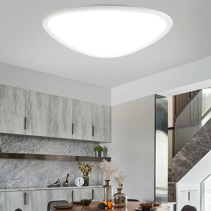 Moderne minimalistische Aluminium Acryl Runde Dreieck LED Unterputz Deckenleuchte 