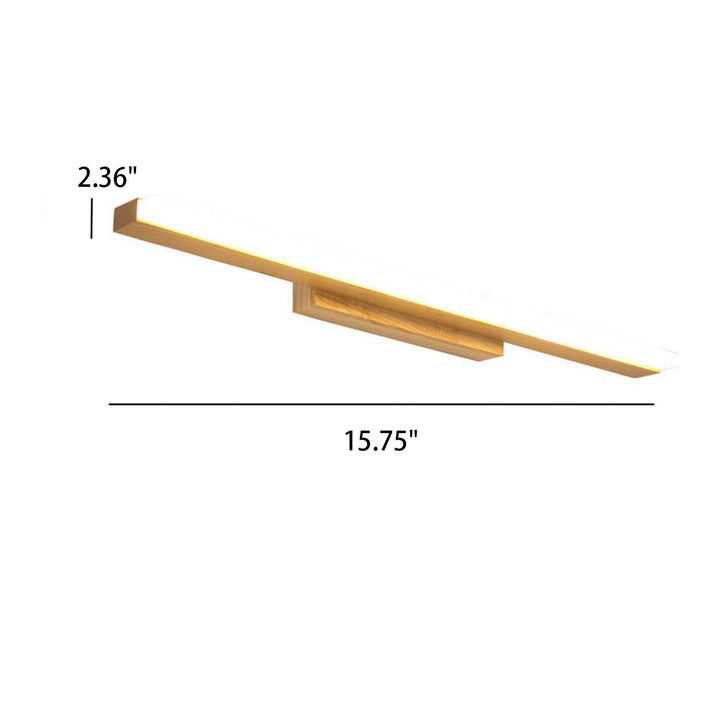 Nordische Minimalistische Log Streifen Eitelkeit Licht LED Wandleuchte 