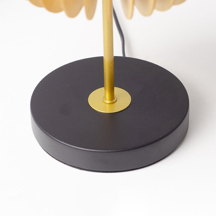 Lampe de Table LED avec Abat-Jour en Bois Zen Moderne 