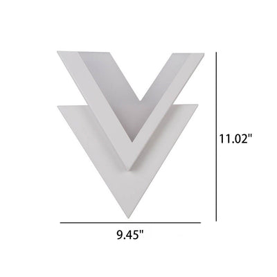 Minimalistische kreative LED-Wandleuchte in V-Form 