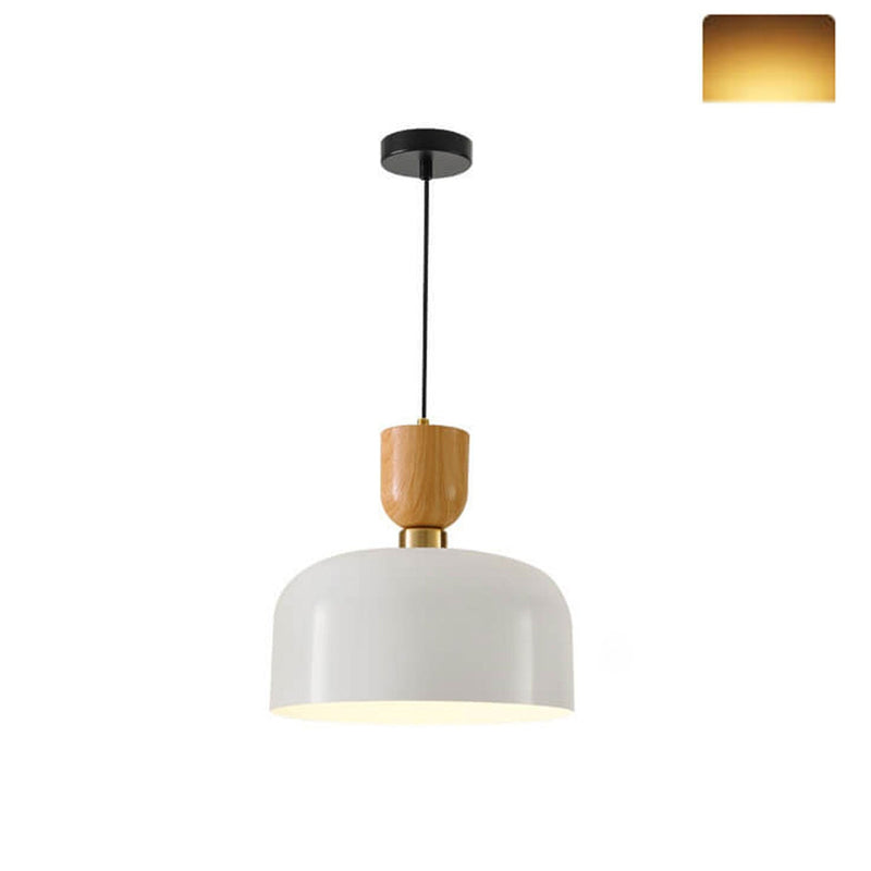 Nordic Minimalist Aluminum Dome 1-Light Pendant Light