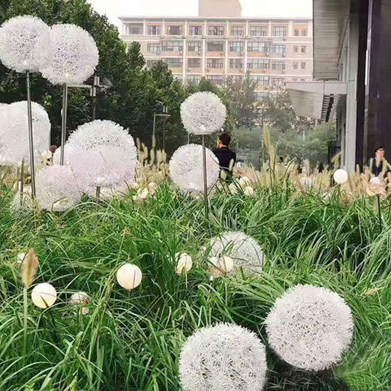 Solar-Löwenzahn-Aluminiumdraht-Kugel-Licht-LED im Freien wasserdichtes leuchtendes Garten-Einsatz-Boden-Landschaftslicht 