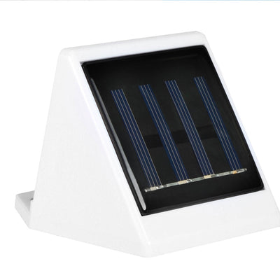 مصباح حائط شمسي LED بلاستيكي مقاوم للماء للاستخدام الخارجي 