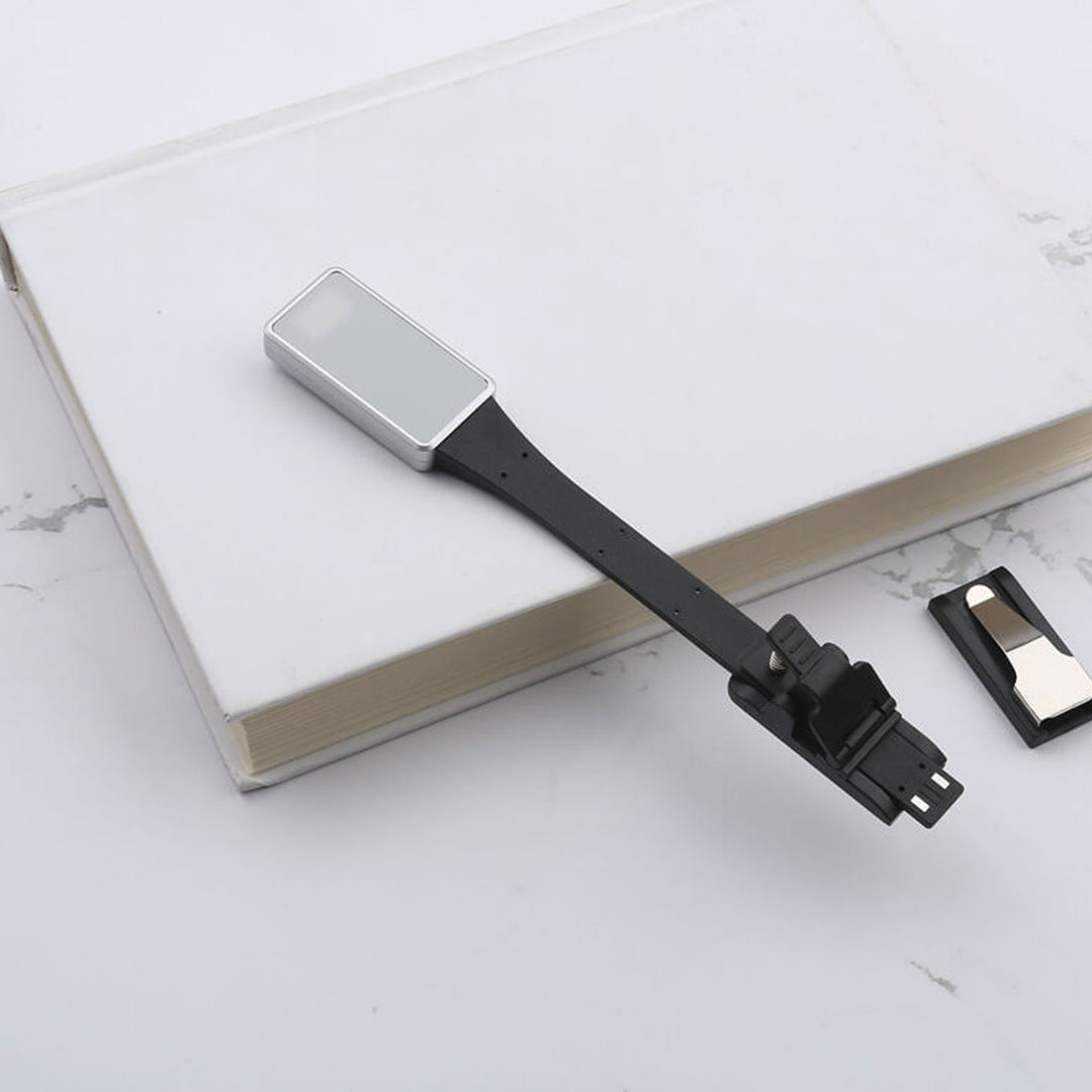Mini Clip USB Charging LED Table Lamp Bookmark Light 