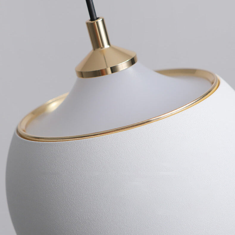 Modern Minimalist Orb Ball Iron Liftable LED Pendant Light