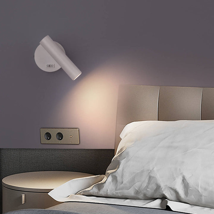 Applique murale LED en aluminium de couleur unie moderne 