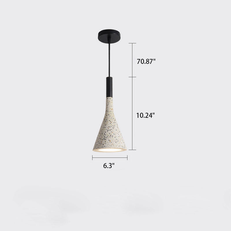 Nordic Minimalist Millstone Hardware Round 1-Light Pendant Light